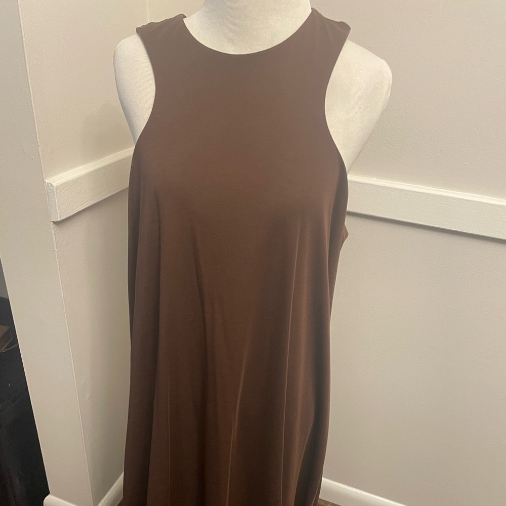 Banana republic xl brown midi dress